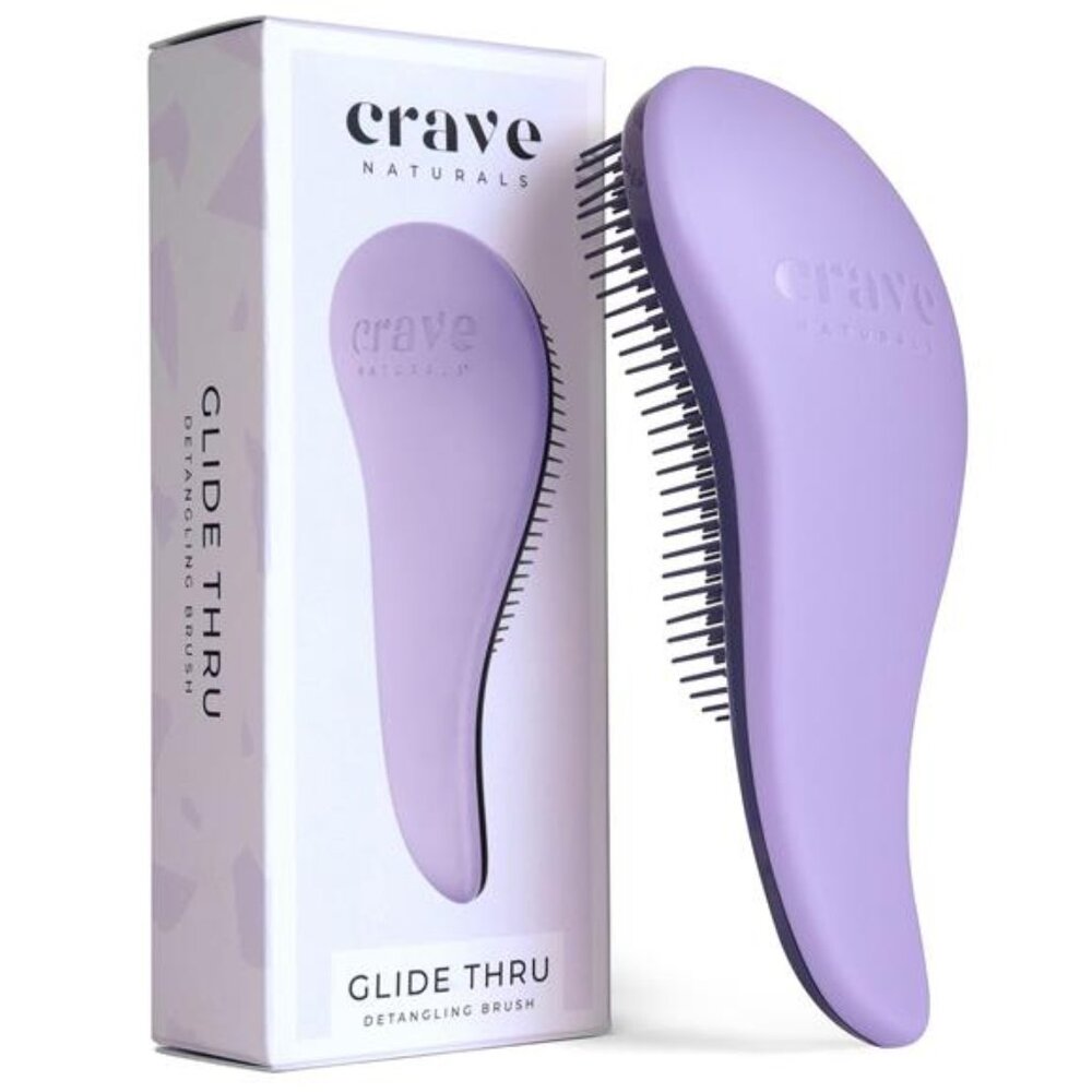 Naturals Glide Thru Detangling Brush for Natural Curly Straight, Wet or Dry Hair